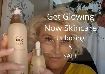 Get Glowing Now Skincare Product Unboxing and 20% off Sale