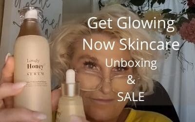 Get Glowing Now Skincare Product Unboxing and 20% off Sale