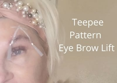Teepee Pattern Eye Brow Lift | Unique Thread Pattern