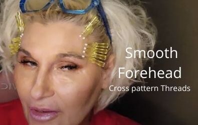 Smooth Forehead | Cross Pattern Threads