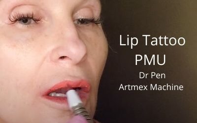 Lip Tattoo – Dr Pen Artmex Machine – PMU