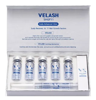 VELASH Scalp Advanced Clinic treatment vials