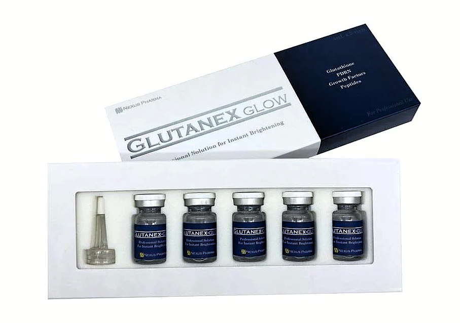 Glutanex Glow Glutathione + PDRN Serum box of 5